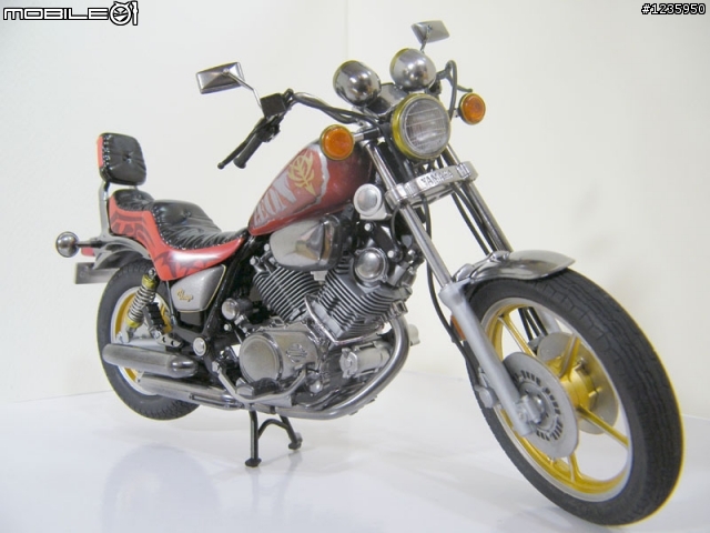 【作品分享】TAMIYA 1/12 YAMAHA XV1000 吉翁專車樣式(圖多)