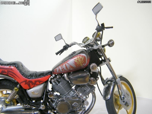 【作品分享】TAMIYA 1/12 YAMAHA XV1000 吉翁專車樣式(圖多)