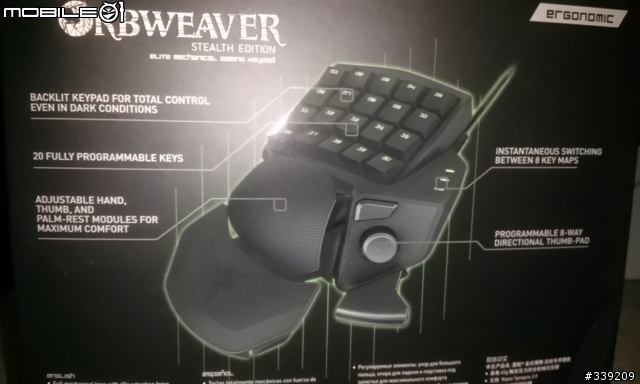 razer orbweaver金絲魔蛛stealth edition心得+與諾斯魔艦比較