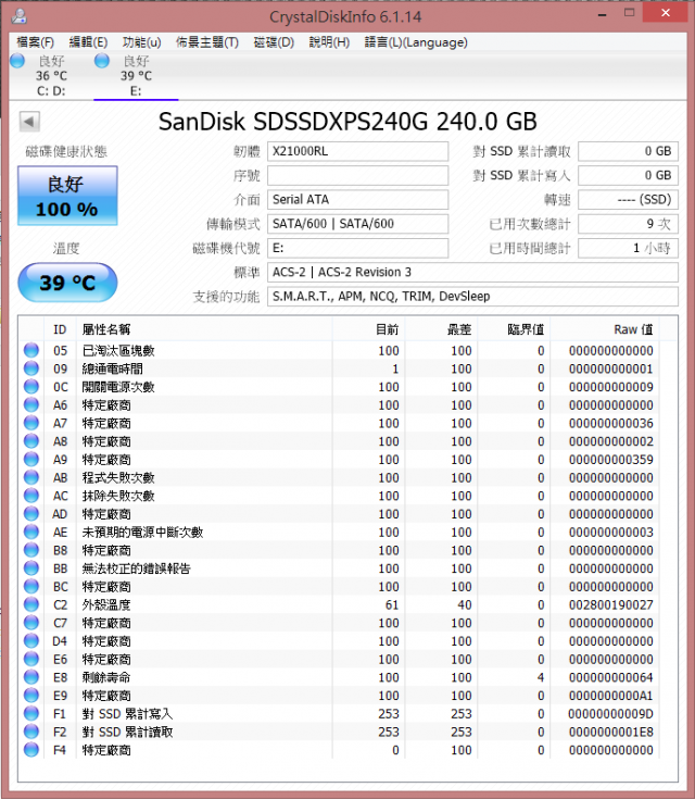 Sandisk Extreme Pro SSD 240G開箱