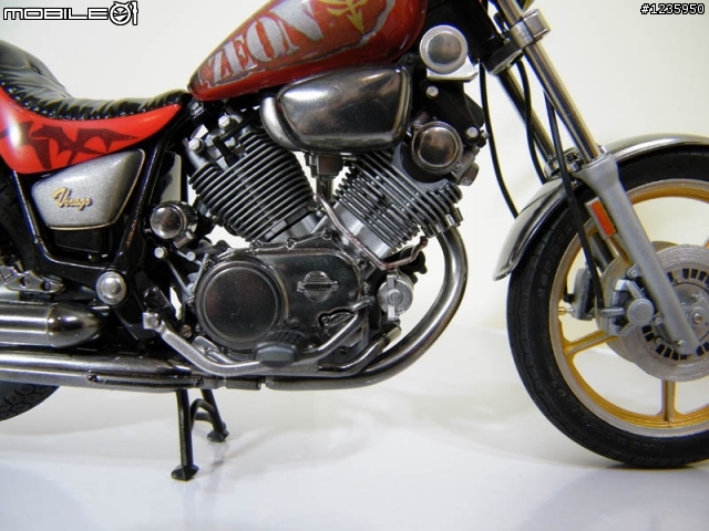 【作品分享】TAMIYA 1/12 YAMAHA XV1000 吉翁專車樣式(圖多)