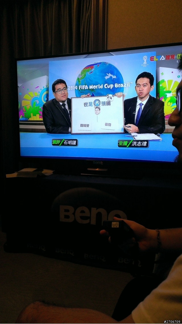 BenQ 大尺寸電視看世足賽好過癮
