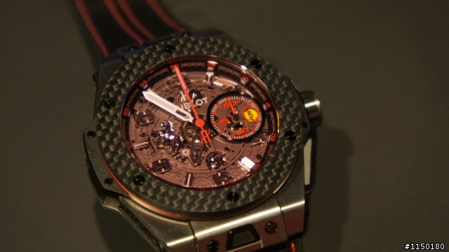 提前跟老婆大人預支的生日禮物...=___=....Hublot Ferrari Tianium & Carbon