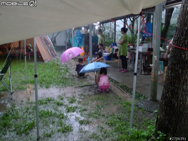 SP雪花Dome連三日對抗豪大雨 鳥來福山緣營地