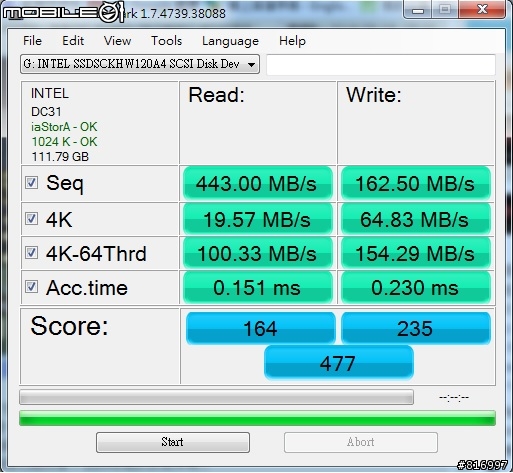 (7/16更新 )簡單開箱 INTEL 530 120G M.2介面SSD