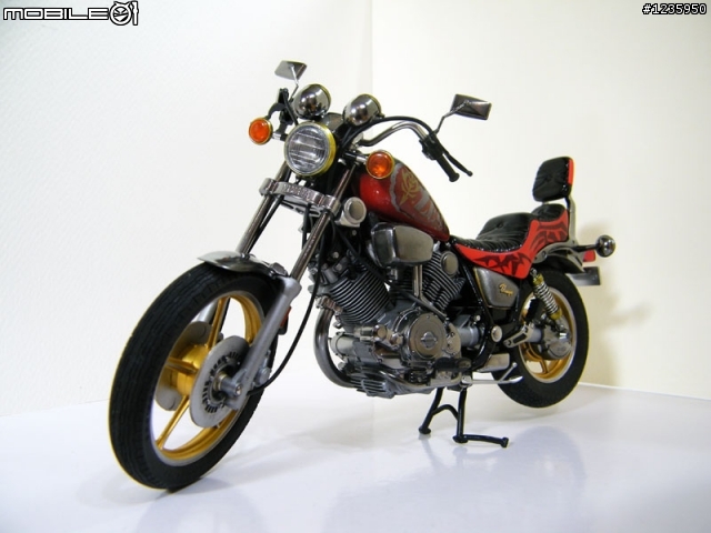【作品分享】TAMIYA 1/12 YAMAHA XV1000 吉翁專車樣式(圖多)