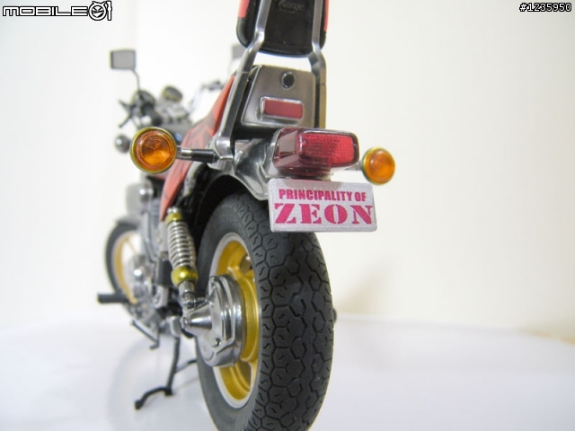 【作品分享】TAMIYA 1/12 YAMAHA XV1000 吉翁專車樣式(圖多)
