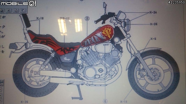 【作品分享】TAMIYA 1/12 YAMAHA XV1000 吉翁專車樣式(圖多)