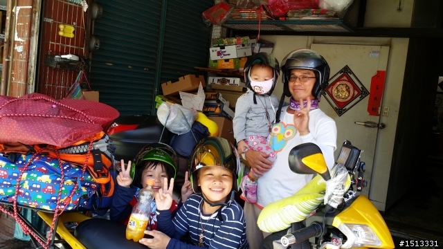 2大3小機車火車露營環島....Part1