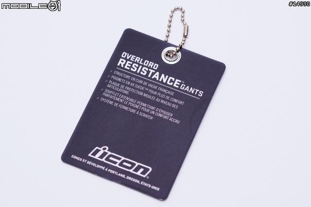 通勤安全再度升級:icon Overlord Resistance Glove