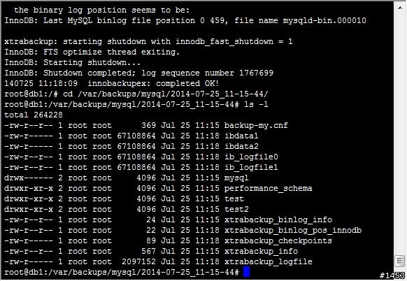 使用Percona XtraBackup備份MySQL資料庫