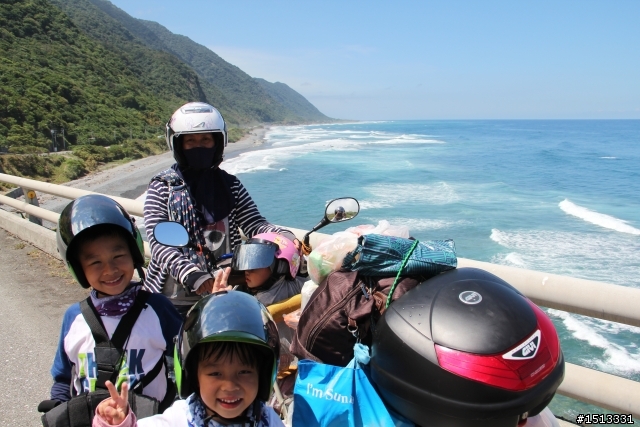 2大3小機車火車露營環島....Part1