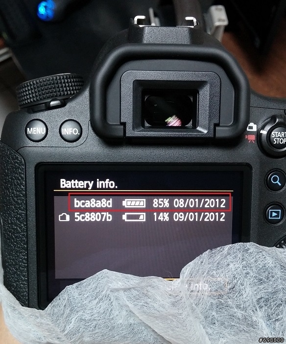 購買6D 疑似拿到假原電LP-E6