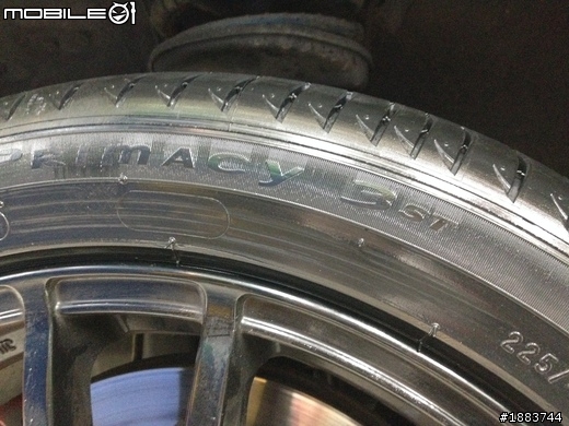 米其林 Primacy 3 ST 磨耗測試 (四萬五公里,從開始到結束)