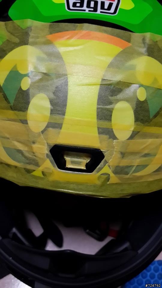 AGV CORSA 烏龜帽 進氣孔上色過程