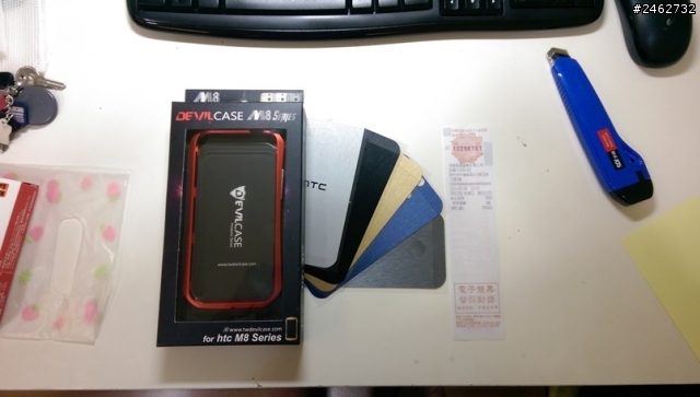 【Unboxing】DEVILCASE 鋁合金M8手機保護框開箱,同場加映多色彩髮絲紋機身貼紙