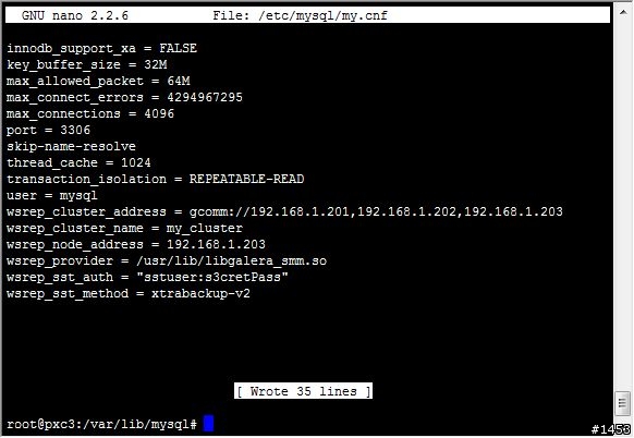 使用Percona XtraDB Cluster建立MySQL資料庫叢集(1/2: 叢集安裝與設定)
