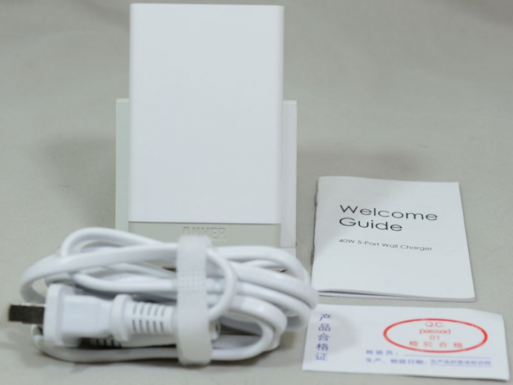 ANKER 40W 5V 8A 5埠USB Adapter簡介及測試