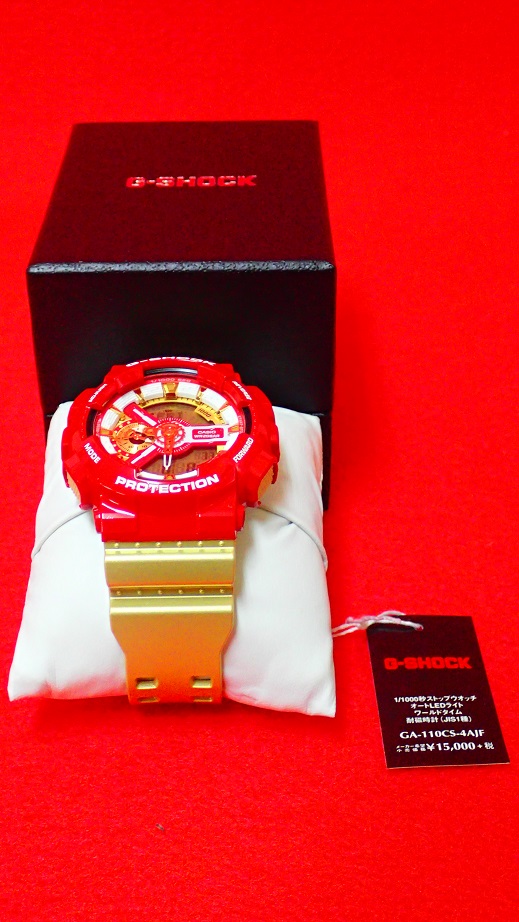 開箱文 G-SHOCK 偽鋼鐵人 Crazy Colors GA-110CS-4AJF