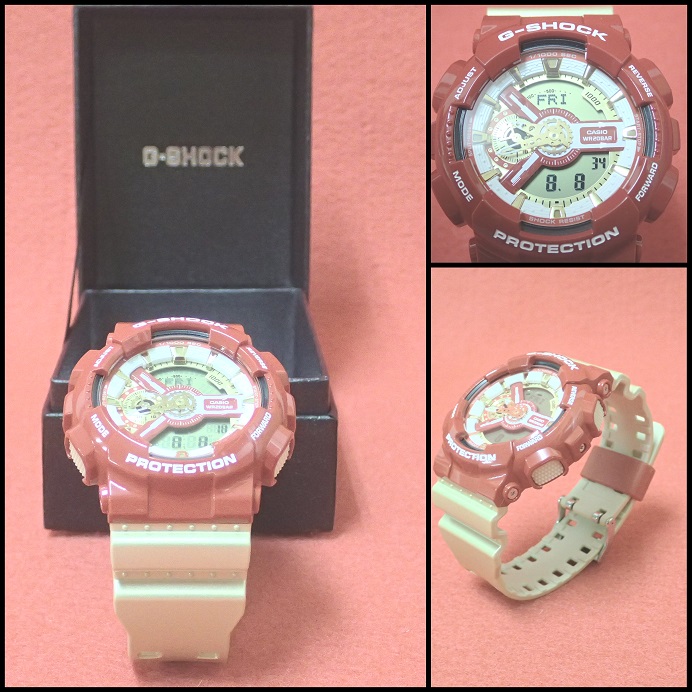 開箱文 G-SHOCK 偽鋼鐵人 Crazy Colors GA-110CS-4AJF