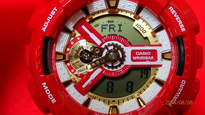 開箱文 G-SHOCK 偽鋼鐵人 Crazy Colors GA-110CS-4AJF