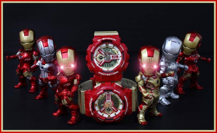 開箱文 G-SHOCK 偽鋼鐵人 Crazy Colors GA-110CS-4AJF