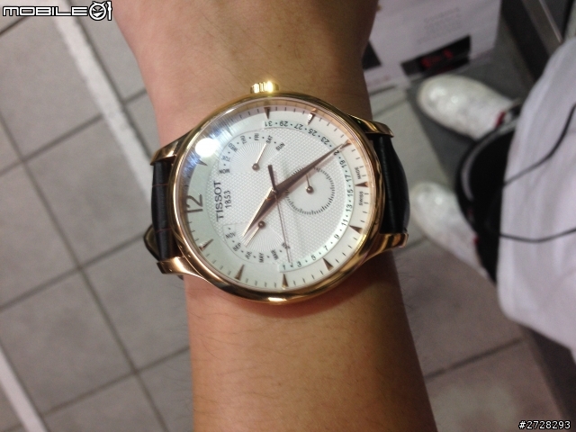 不專業開箱 Tissot 萬年曆玫瑰金款