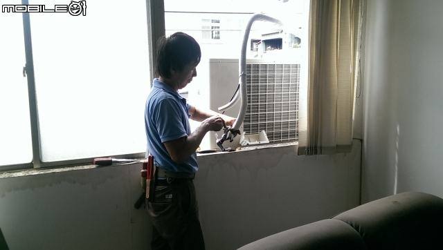 超大噸位台灣品牌國產定頻壁掛式冷氣安裝分享-良峰空調A+ (圖文並茂)