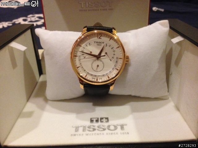 不專業開箱 Tissot 萬年曆玫瑰金款
