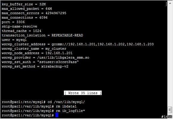 使用Percona XtraDB Cluster建立MySQL資料庫叢集(1/2: 叢集安裝與設定)