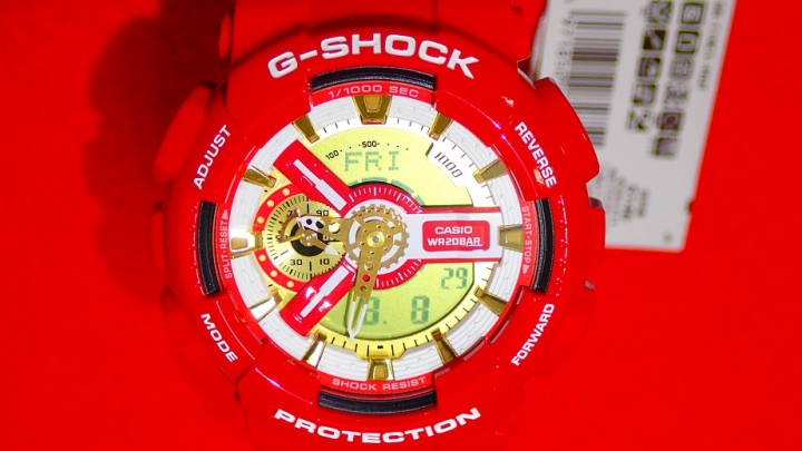 開箱文 G-SHOCK 偽鋼鐵人 Crazy Colors GA-110CS-4AJF