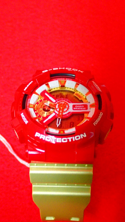 開箱文 G-SHOCK 偽鋼鐵人 Crazy Colors GA-110CS-4AJF