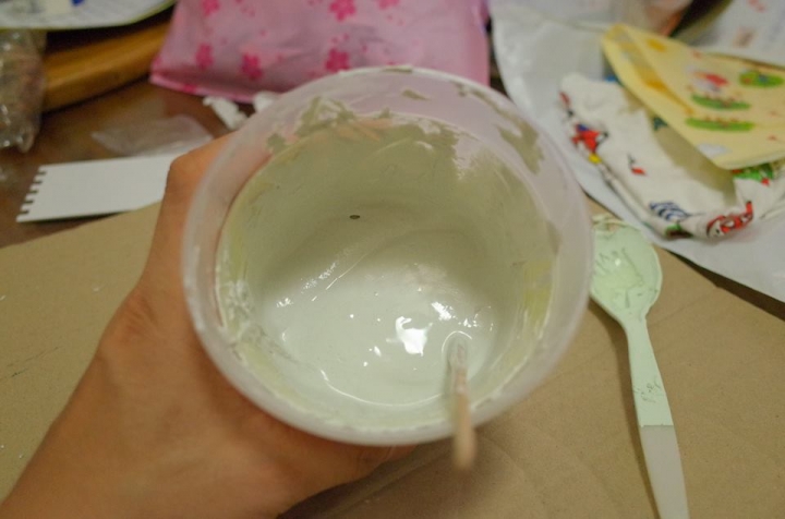 DIY 鄉村風馬賽克桌