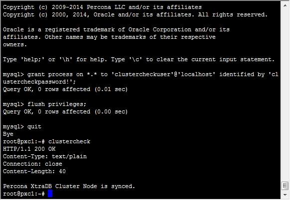使用Percona XtraDB Cluster建立MySQL資料庫叢集(2/2: HAProxy)