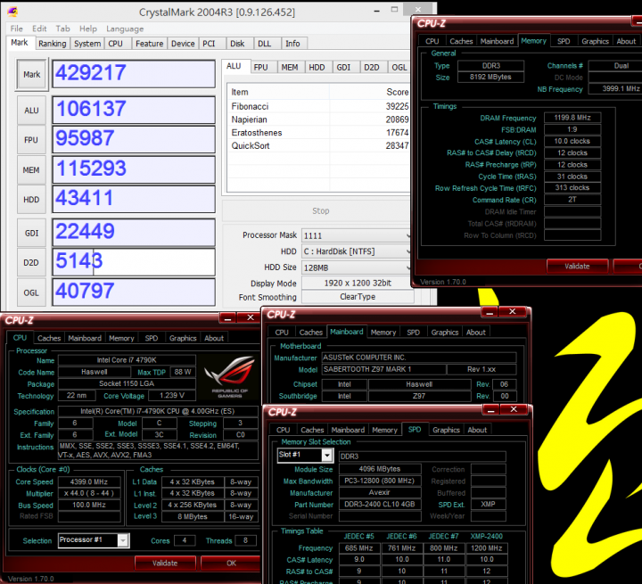 Intel Core i7-4790K結合ASUS SABERTOOTH Z97 Mark 1完整解析