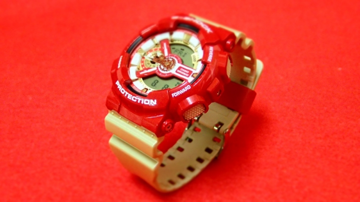 開箱文 G-SHOCK 偽鋼鐵人 Crazy Colors GA-110CS-4AJF