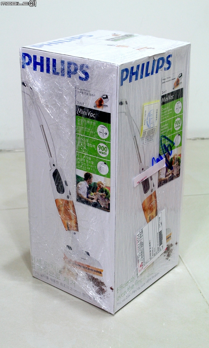 【開箱】第一台手持式吸塵器-Philips FC6132