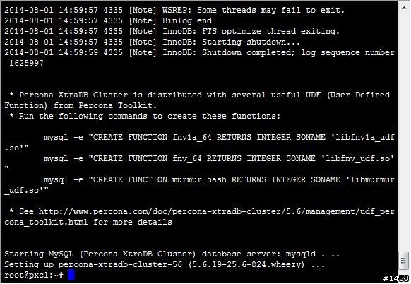 使用Percona XtraDB Cluster建立MySQL資料庫叢集(1/2: 叢集安裝與設定)
