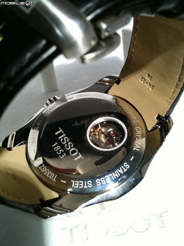 TISSOT COUTURIER AUTOMATIC CHRONOGRAPH C01.211 天梭錶遺失