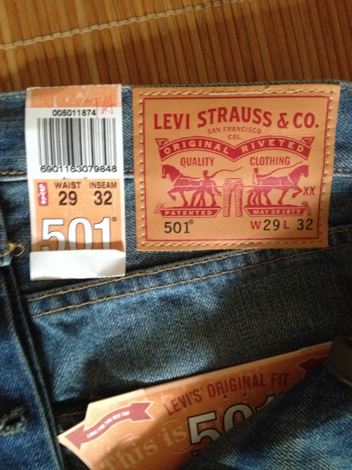 (開箱)人生第二條LEVIS之 levi's 501