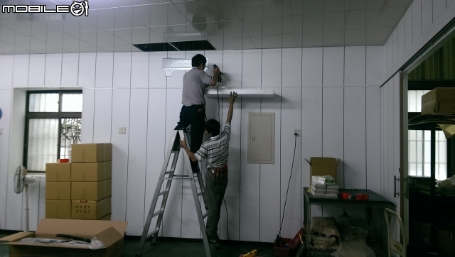 超大噸位台灣品牌國產定頻壁掛式冷氣安裝分享-良峰空調A+ (圖文並茂)
