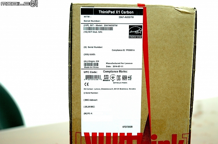 Lenovo New X1 Carbon 相異處開箱