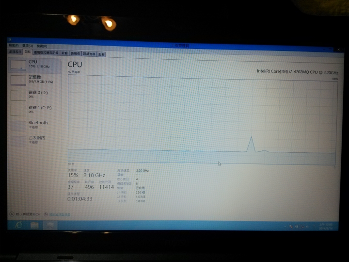 Fujitsu AH544 i7 版本 CPU 一直吃15% ~ 25% ......... 降不下來........!!!! (有人注意過嗎?)
