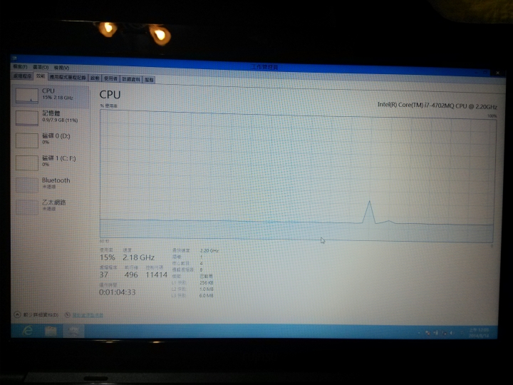 Fujitsu AH544 i7 版本 CPU 一直吃15% ~ 25% ......... 降不下來........!!!! (有人注意過嗎？)