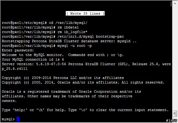 使用Percona XtraDB Cluster建立MySQL資料庫叢集(1/2: 叢集安裝與設定)