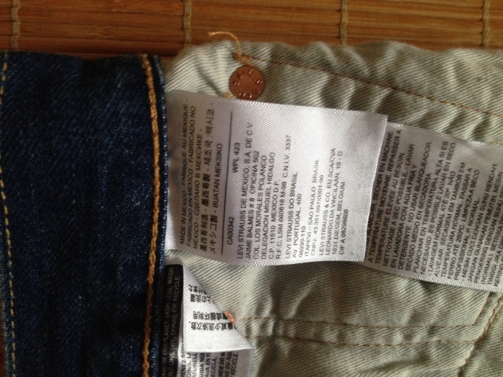 (開箱)人生第二條LEVIS之 levi's 501