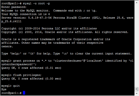 使用Percona XtraDB Cluster建立MySQL資料庫叢集(2/2: HAProxy)