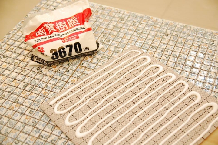 DIY 鄉村風馬賽克桌