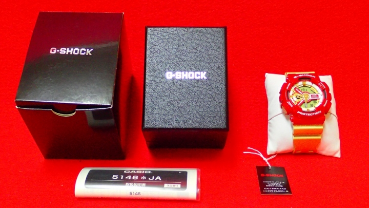 開箱文 G-SHOCK 偽鋼鐵人 Crazy Colors GA-110CS-4AJF