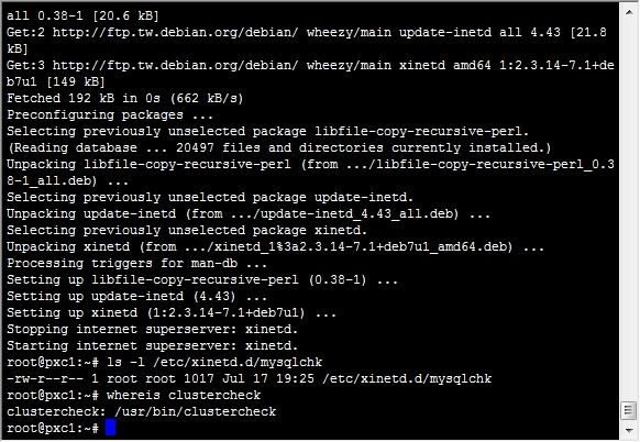 使用Percona XtraDB Cluster建立MySQL資料庫叢集(2/2: HAProxy)